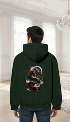 Dragon Spirit Unisex Hoodie | Dragon Graphic Heavyweight Cotton Hoodie